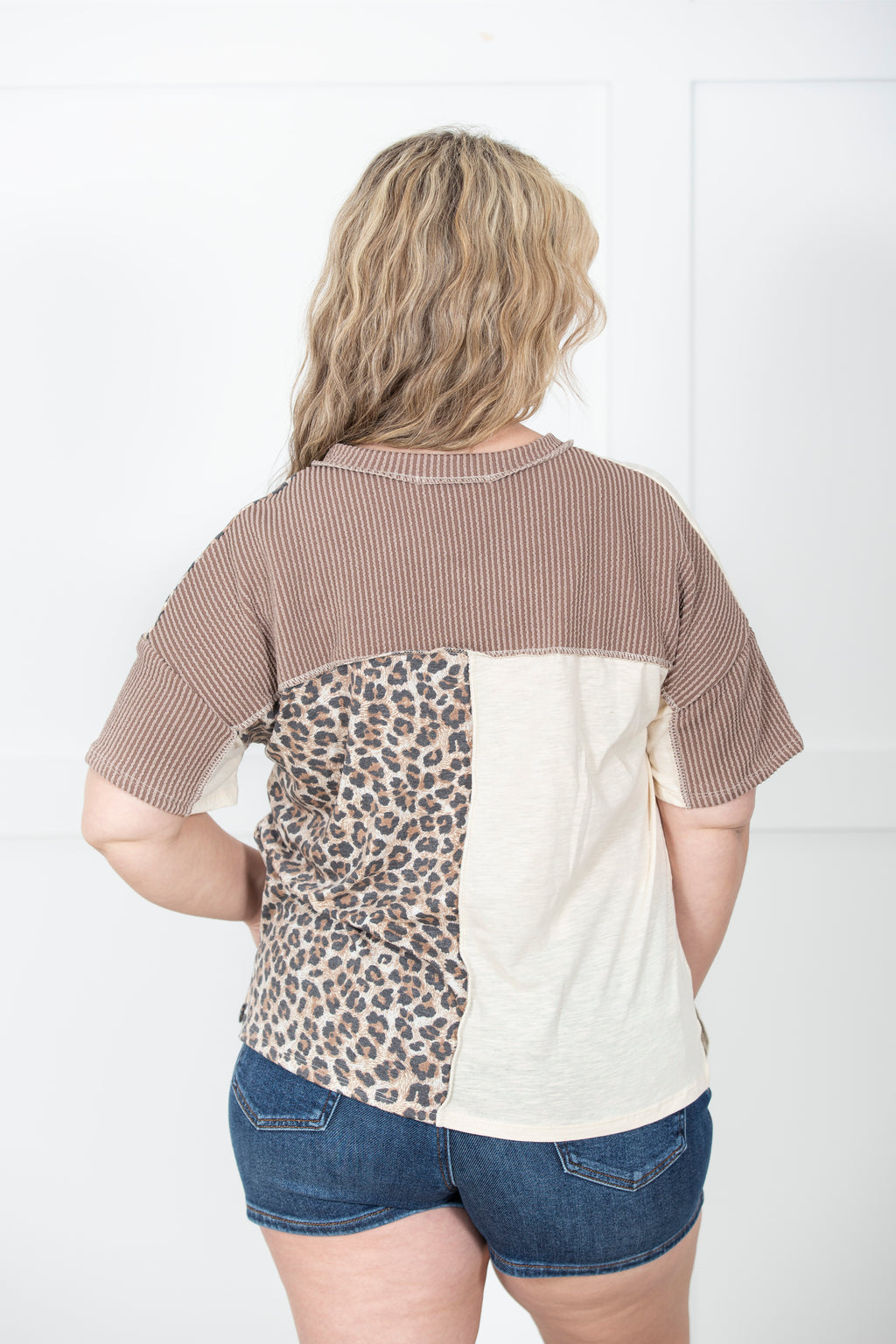 Wild Color Block Top