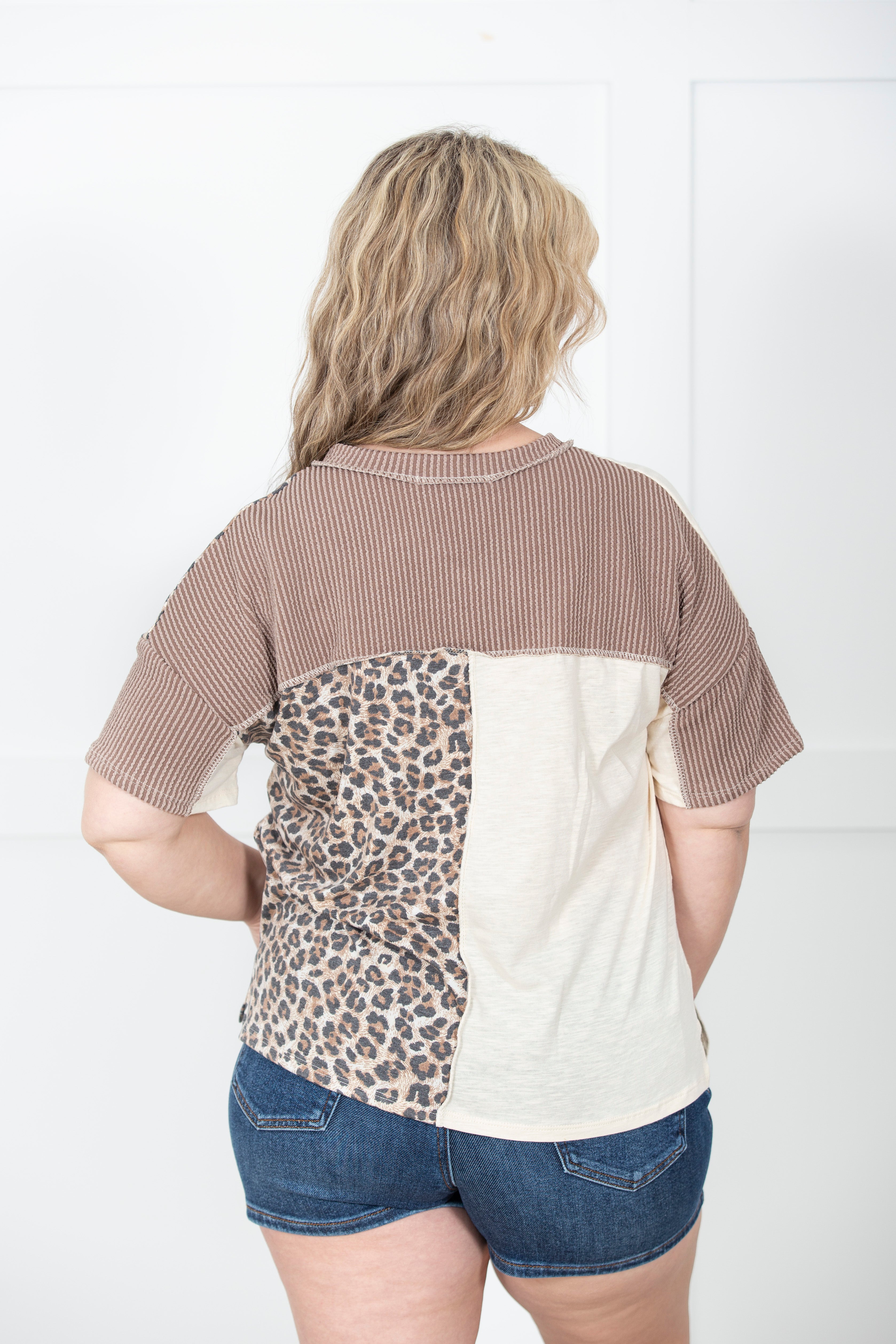 Wild Color Block Top