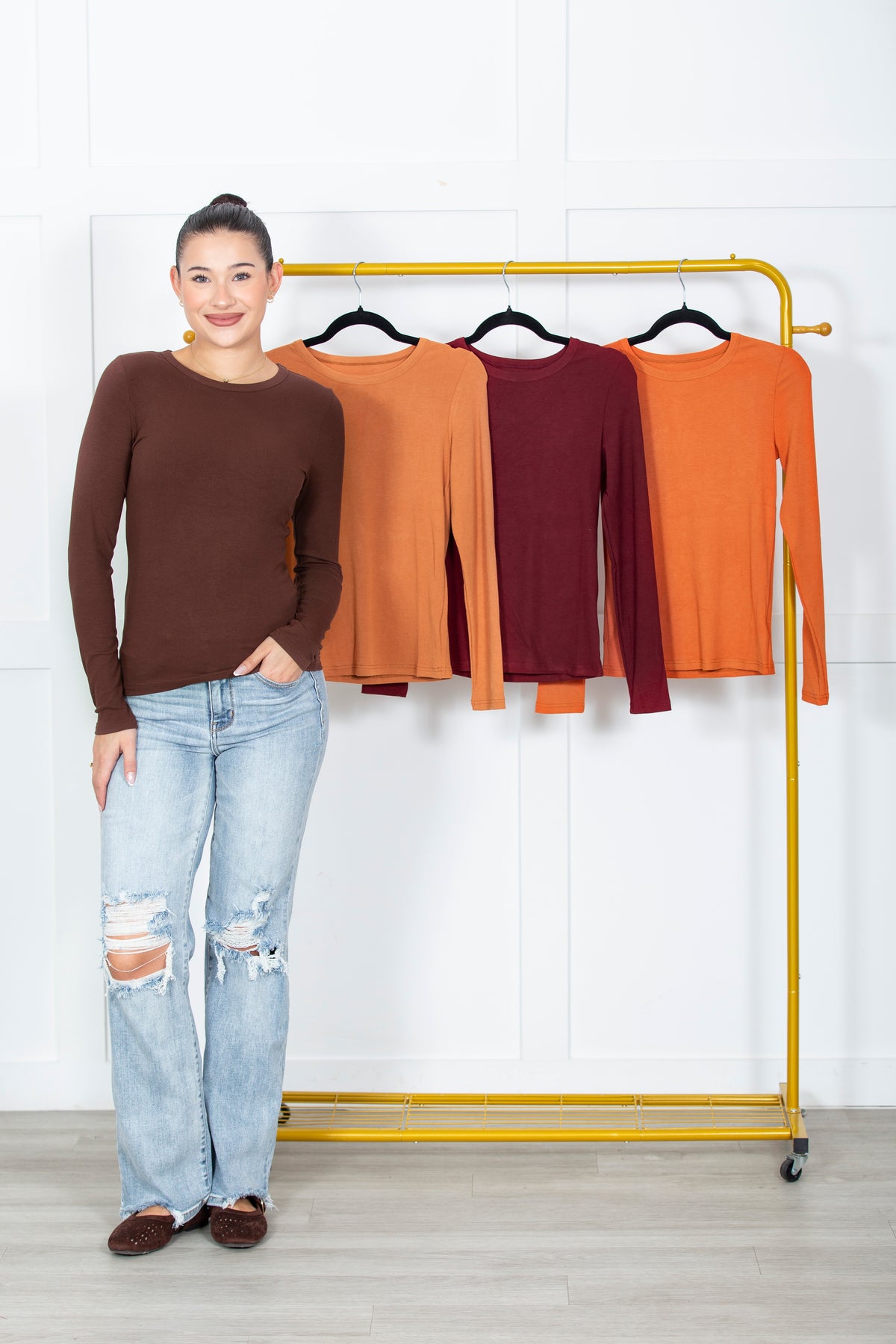 Fall/Winter Colors Base Layer Long Sleeve Top