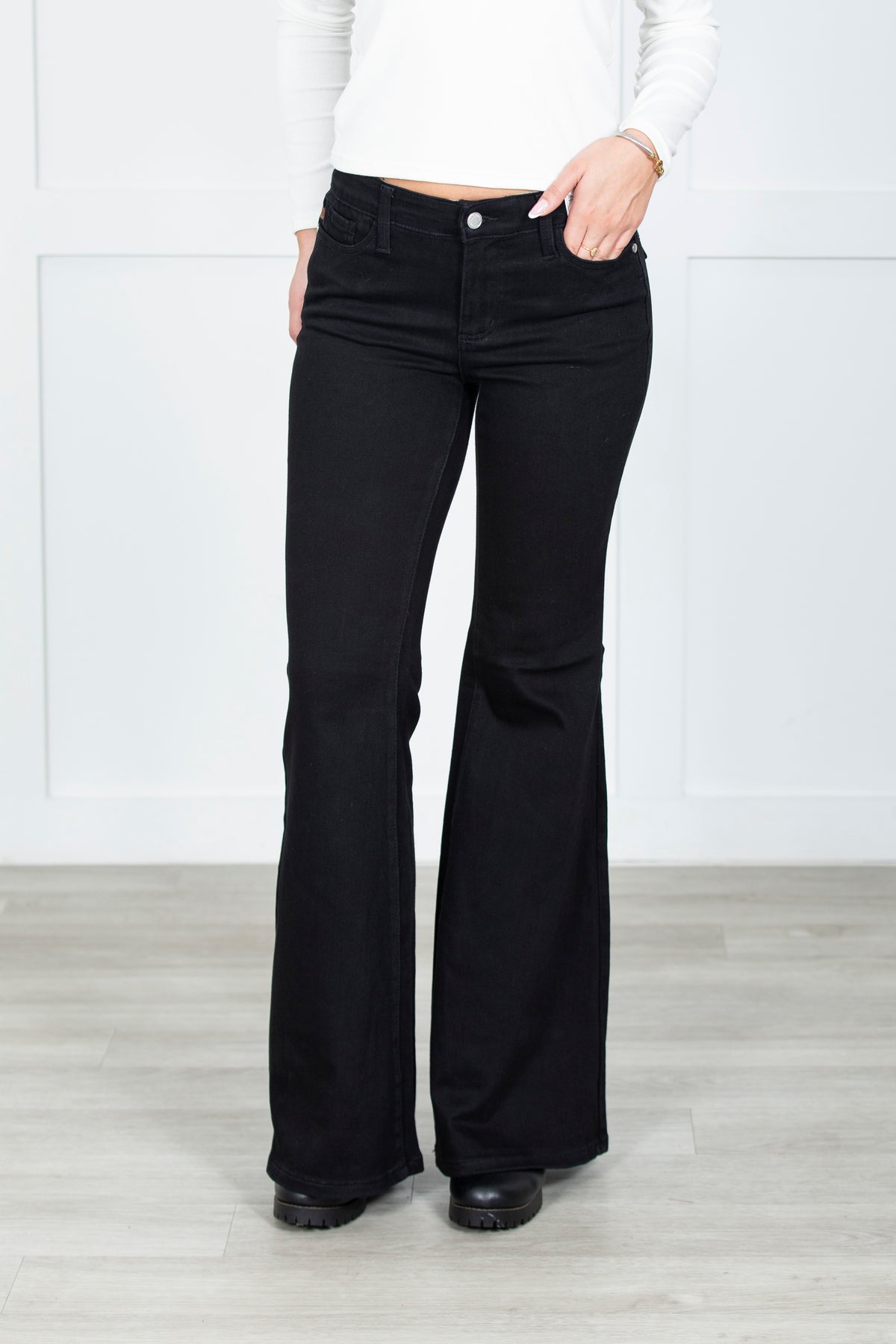 The Joy Low Rise Ultra Flare Judy Blue Jeans