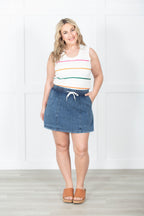 Easy Tide Denim Skort