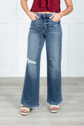 The Leona Tummy Control Retro Wide Judy Blue Jeans