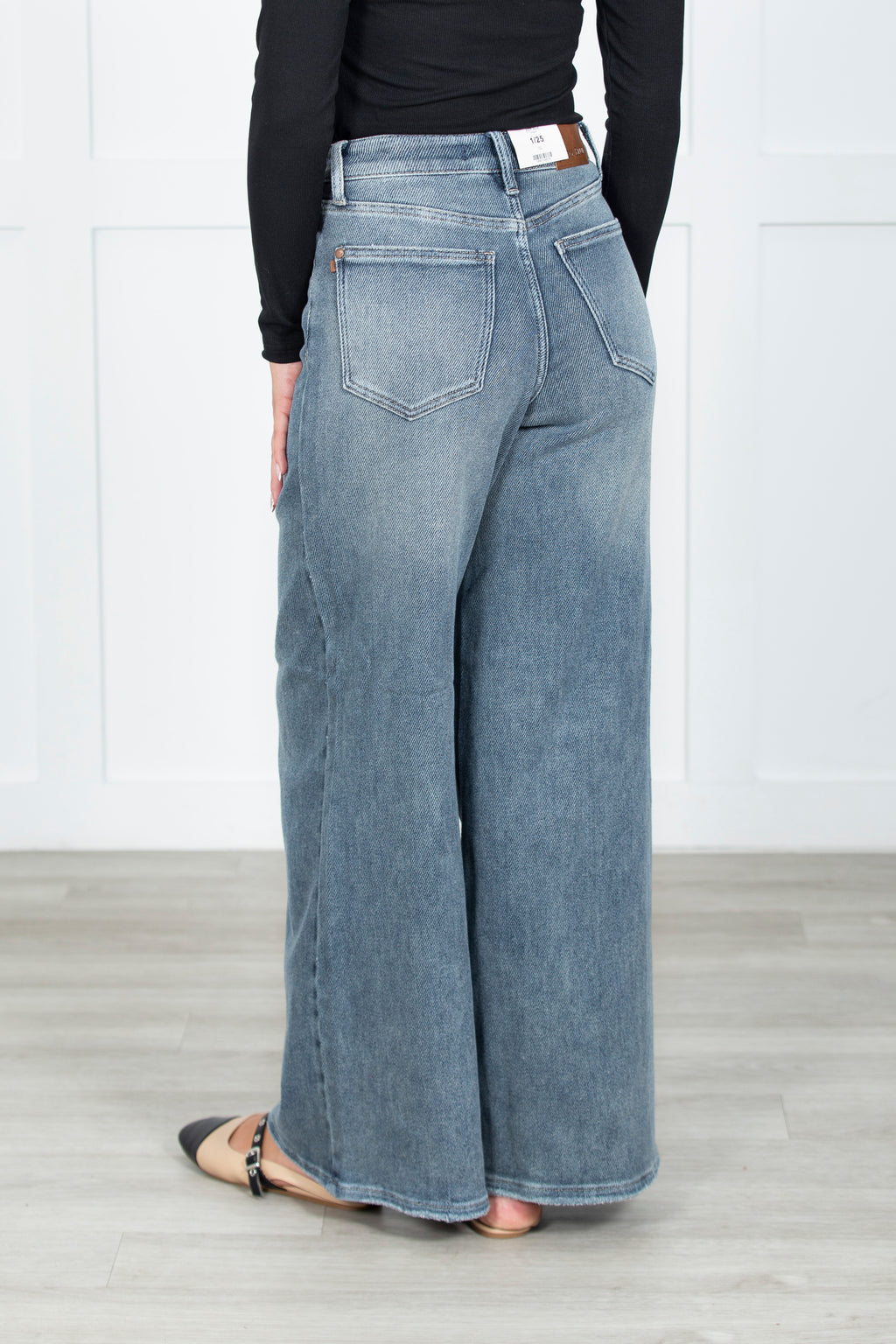 The Lennon High Rise Judy Blue Palazzo Jeans
