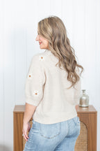 Daisy Latte Sweater