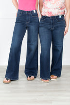The Angela Wide Leg Judy Blue Jeans