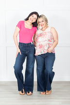 The Angela Wide Leg Judy Blue Jeans