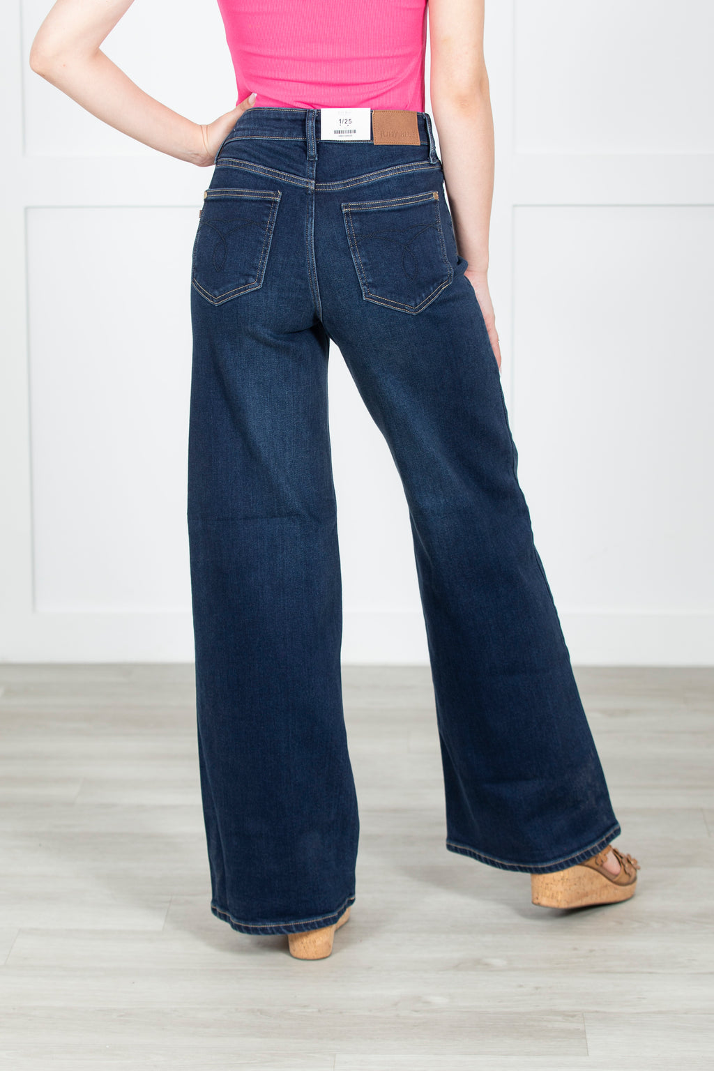 The Angela Wide Leg Judy Blue Jeans