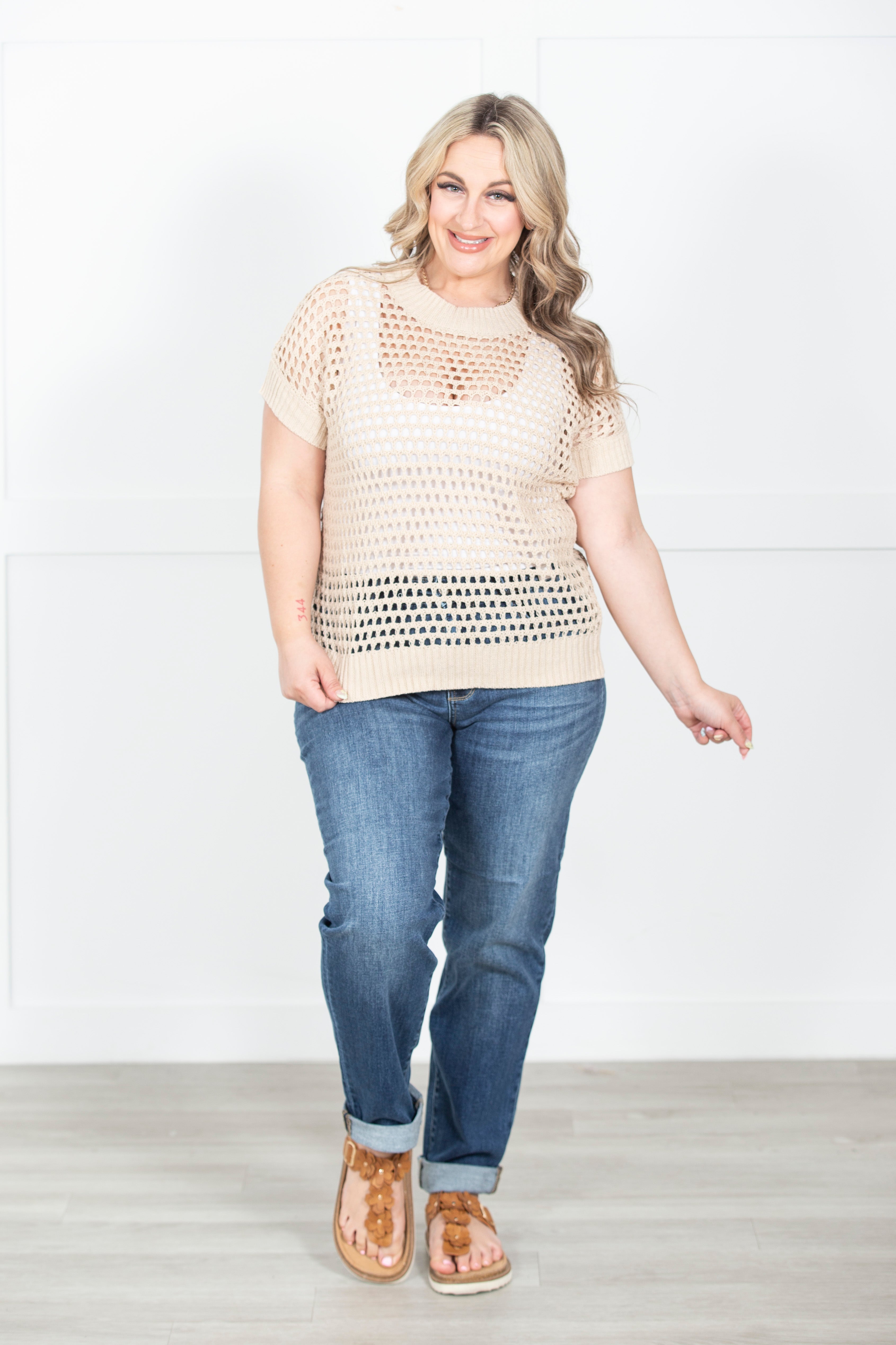 Sea Breeze Knit Top