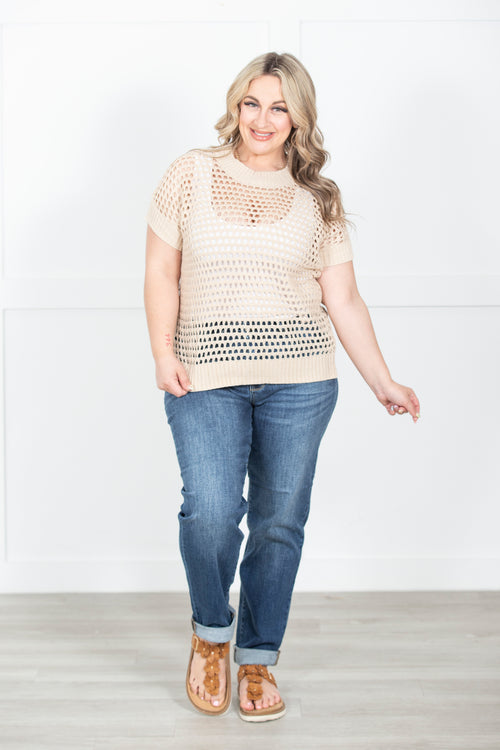 Sea Breeze Knit Top