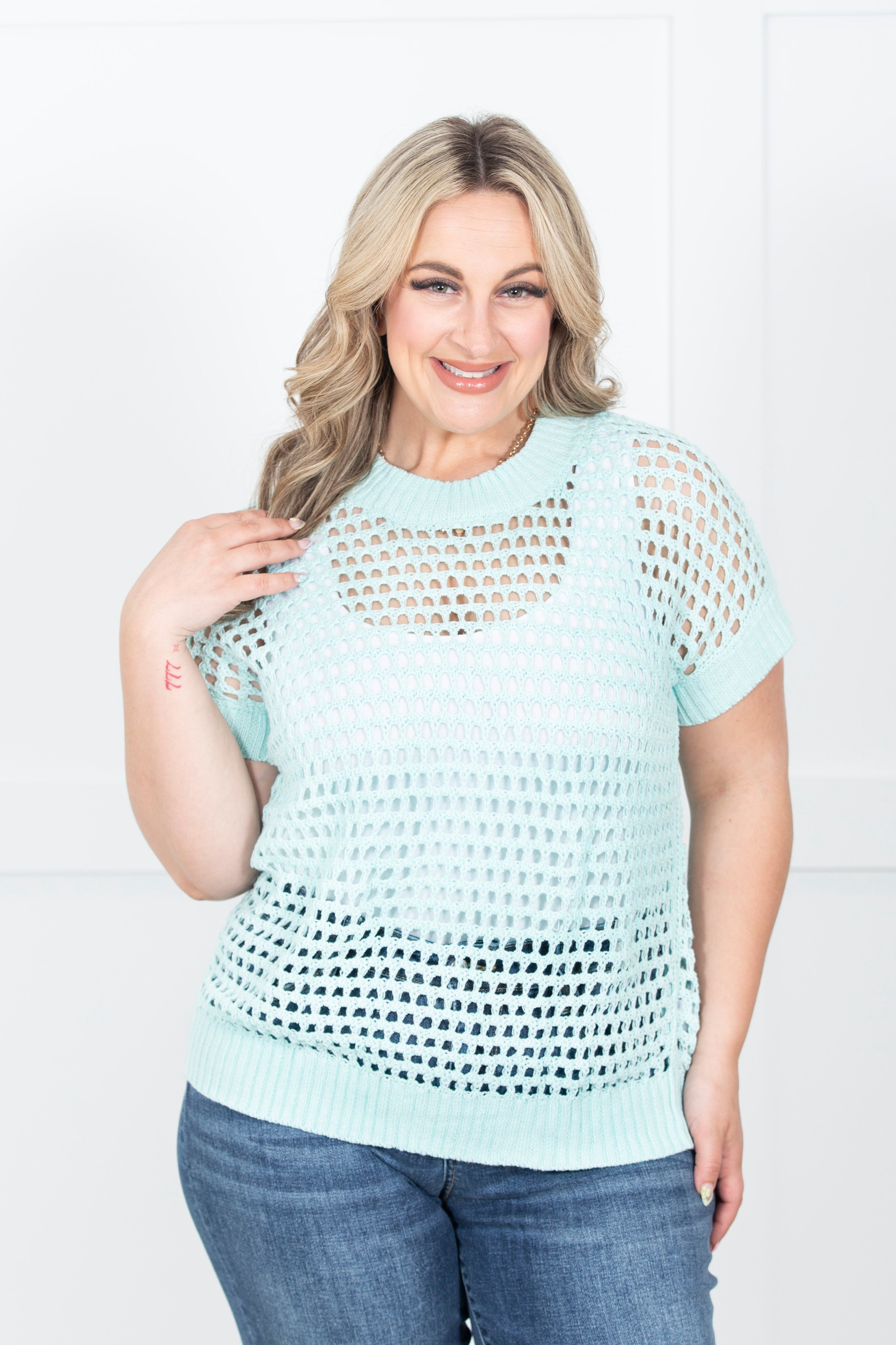 Sea Breeze Knit Top