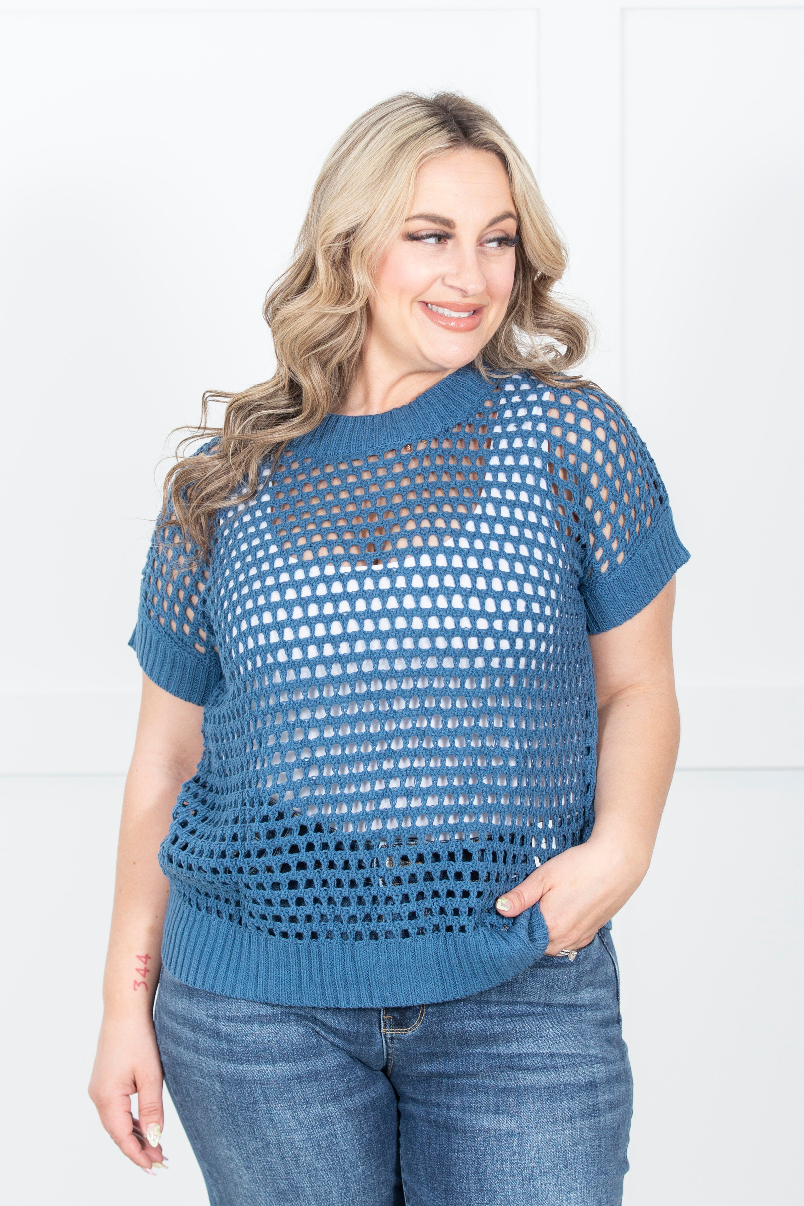 Sea Breeze Knit Top