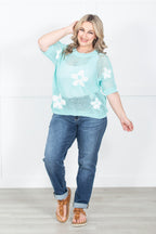 Petal Breeze Knit Top