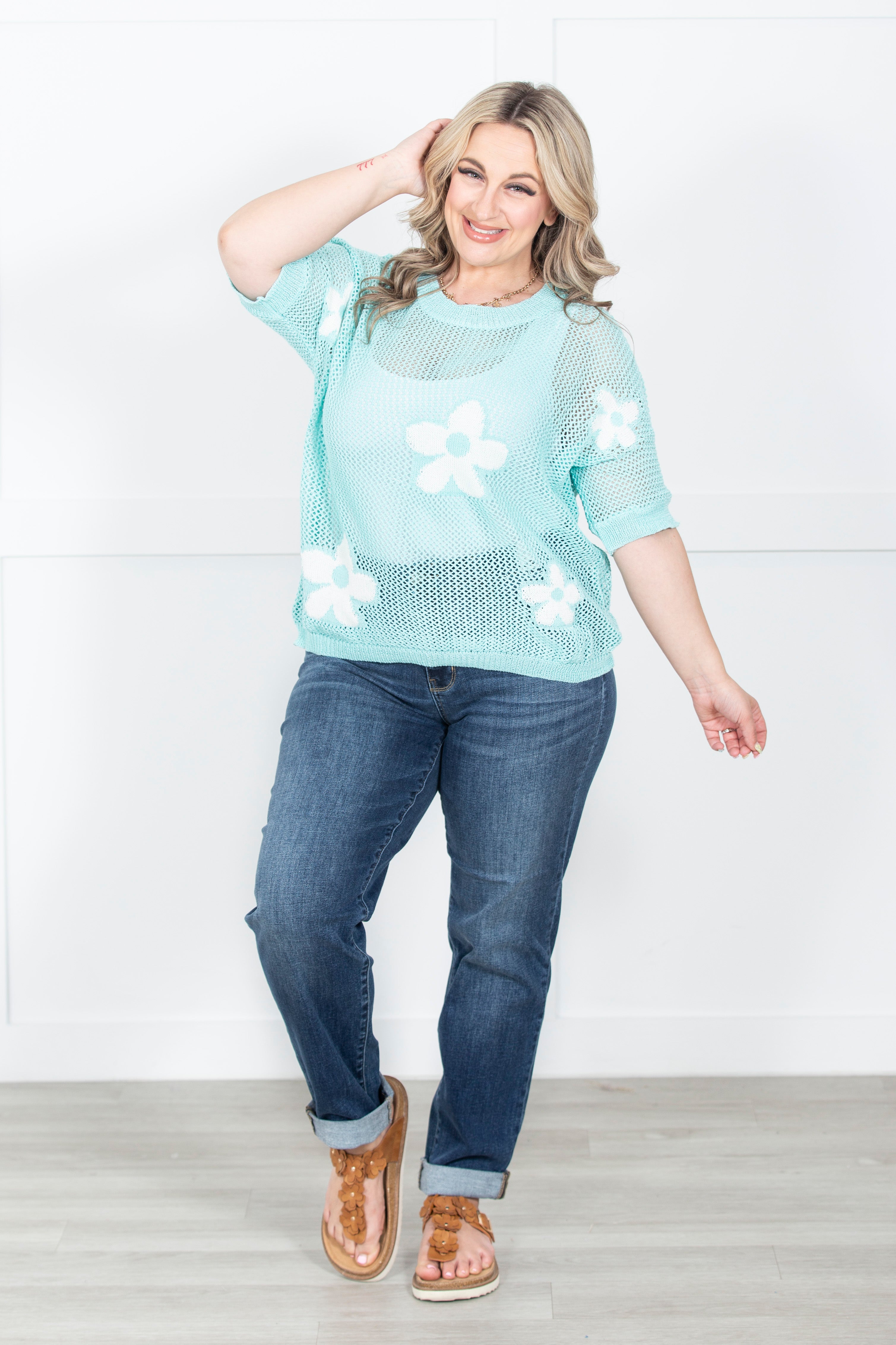 The Brenda Judy Blue Boyfriend Jeans