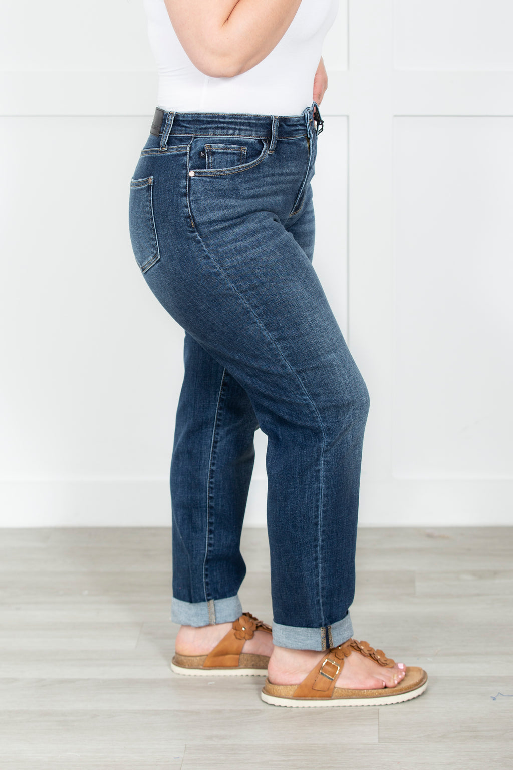 The Brenda Judy Blue Boyfriend Jeans