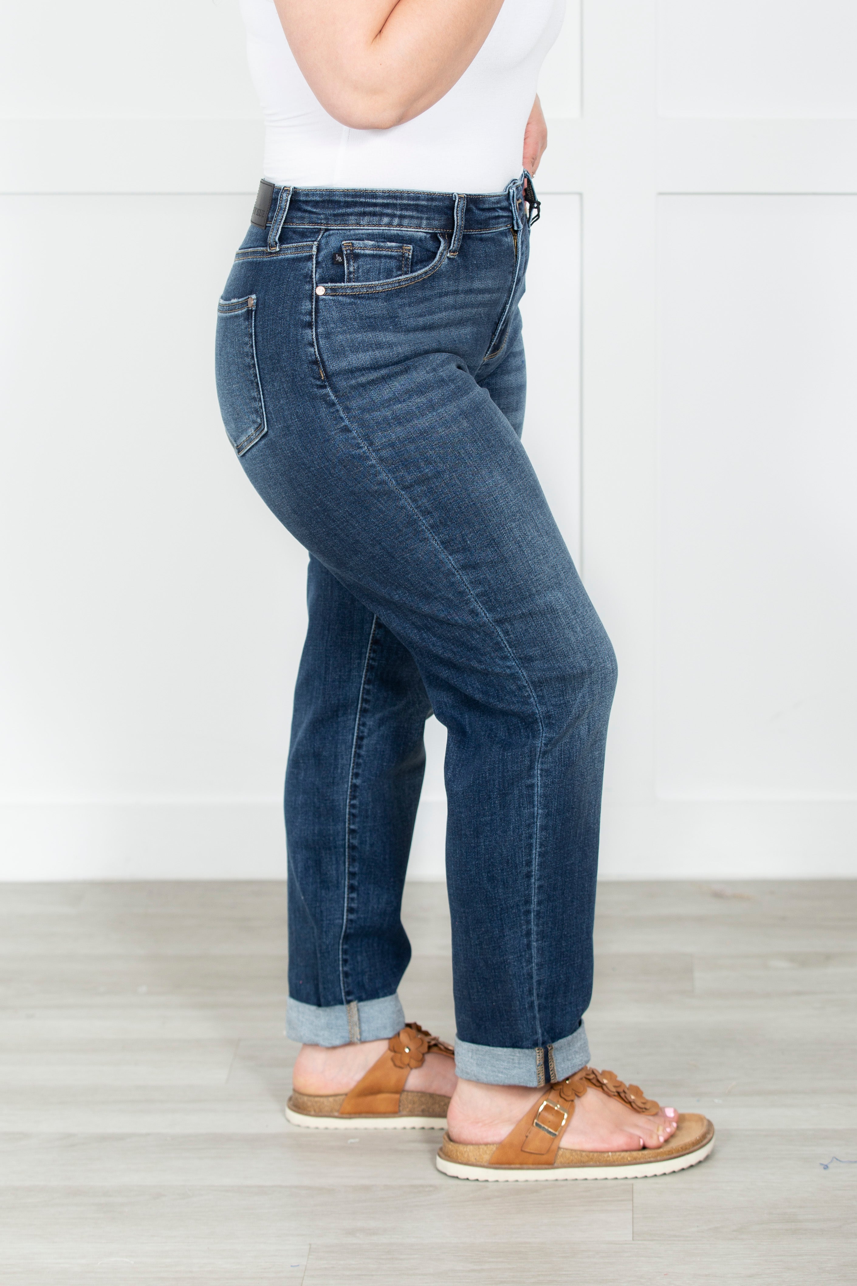 The Brenda Judy Blue Boyfriend Jeans