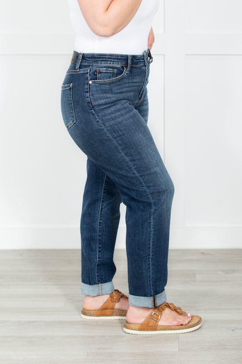 The Brenda Judy Blue Boyfriend Jeans