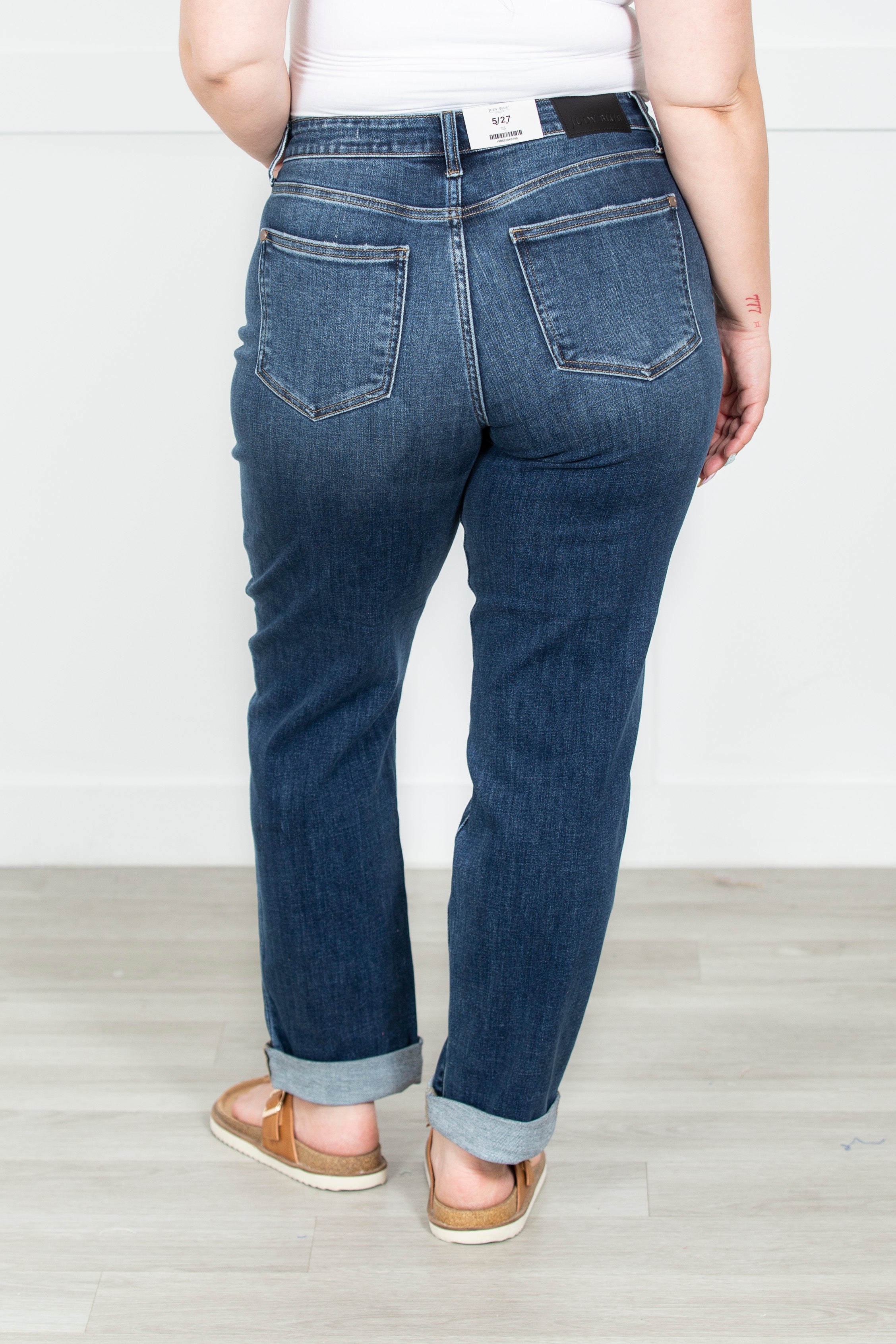 The Brenda Judy Blue Boyfriend Jeans