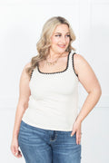 Ribbed Edge Tank Top