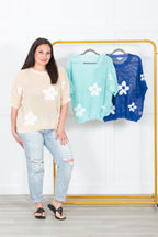 Petal Breeze Knit Top