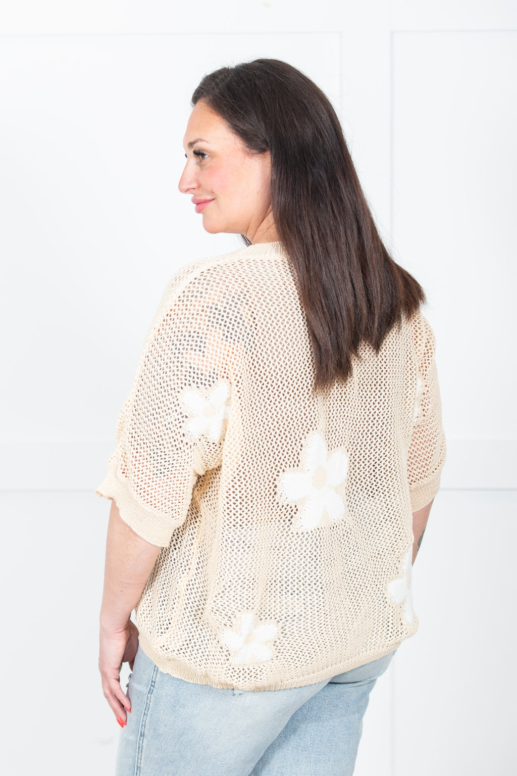 Petal Breeze Knit Top