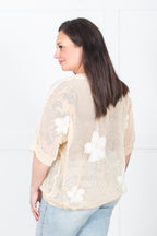 Petal Breeze Knit Top
