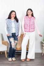 Light Layers Floral Vest