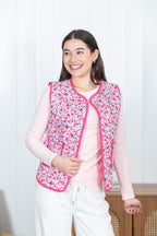 Light Layers Floral Vest