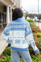 Sweet Snowflakes Half Zip