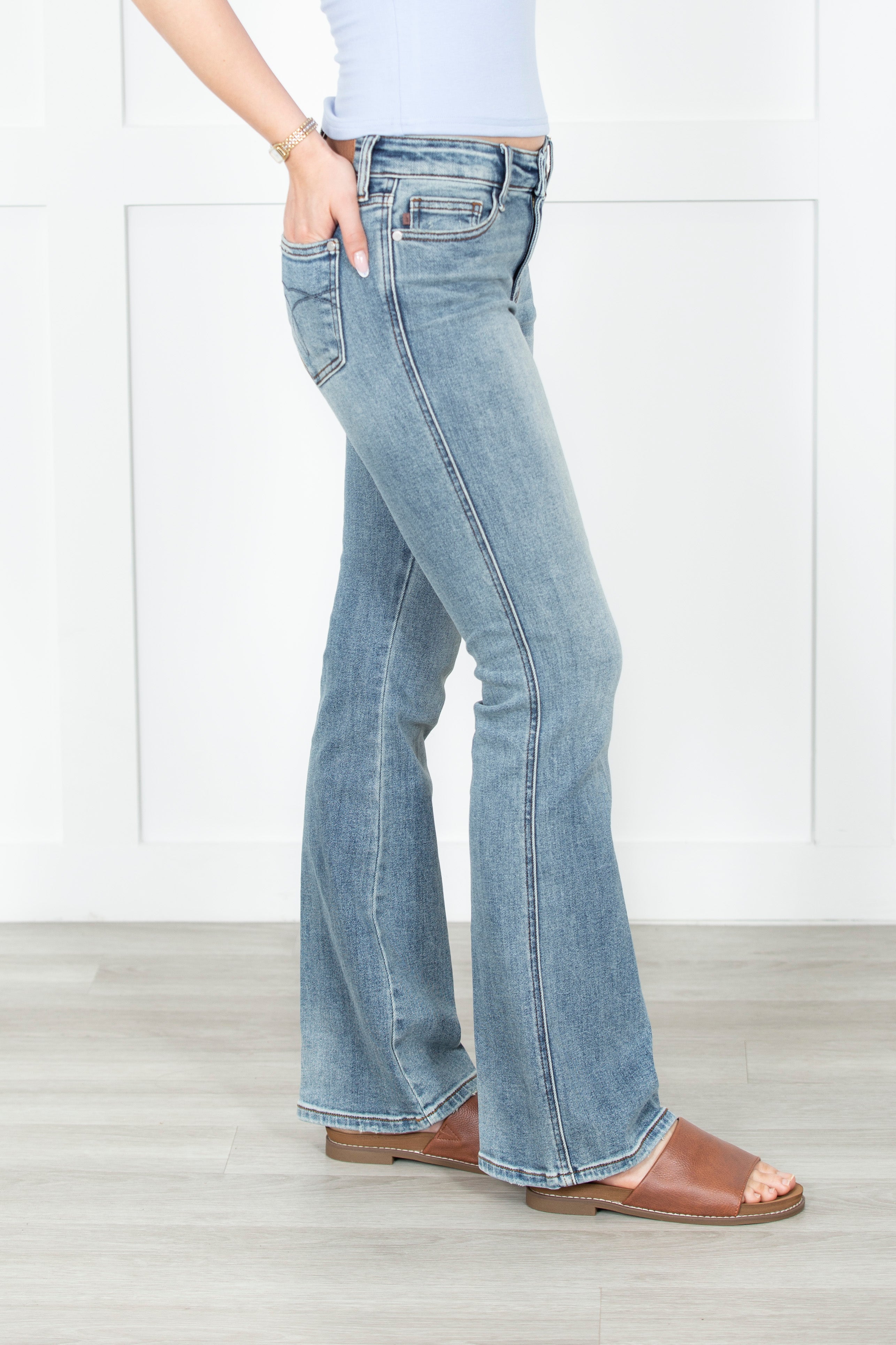 The Daisy Low Rise Bootcut Judy Blue Jeans