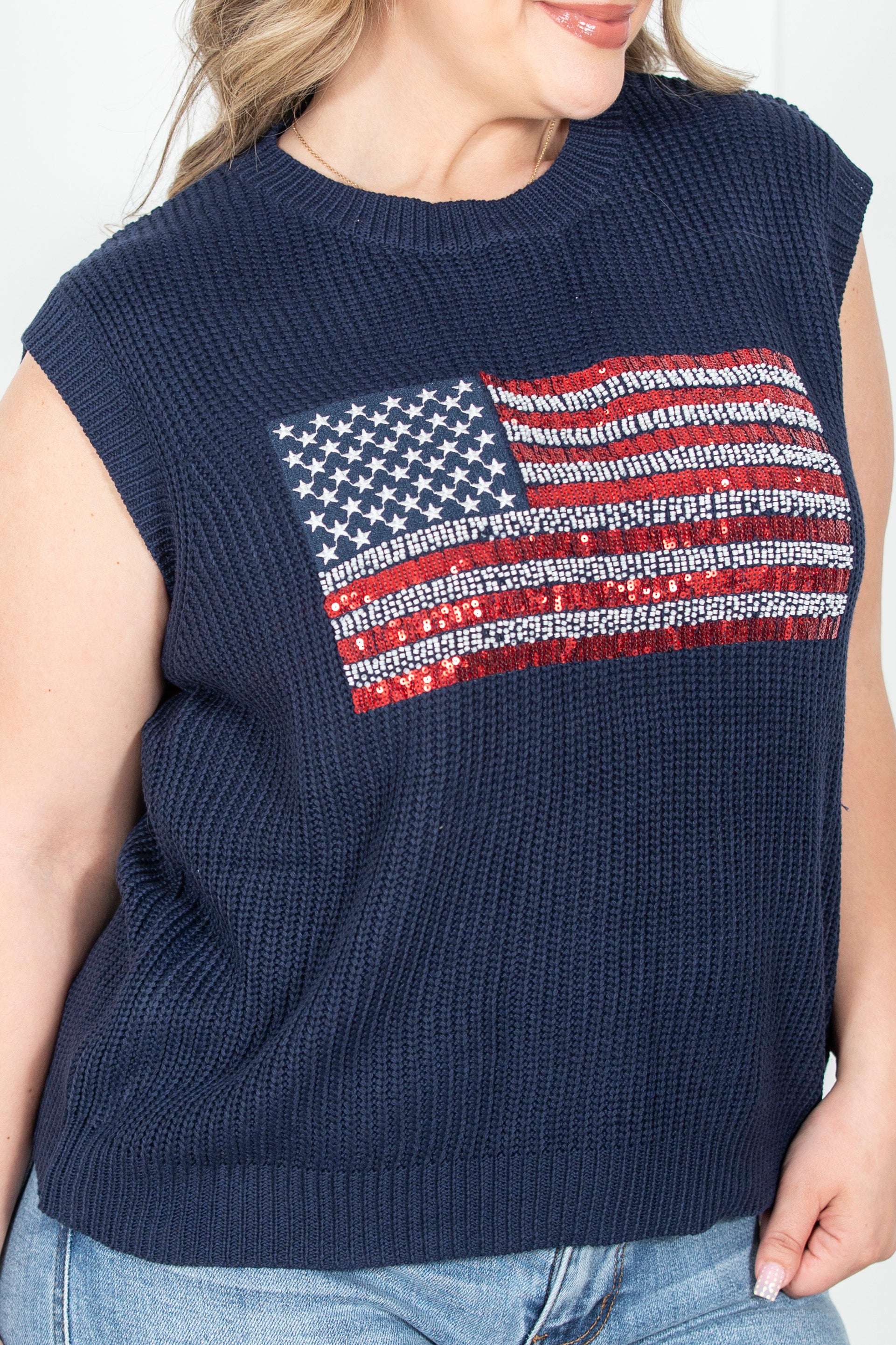 American Glitz Top