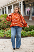 Whimsical Polka Dot Blouse