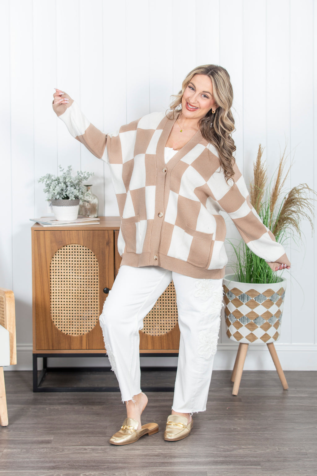 Check Mate Cardigan