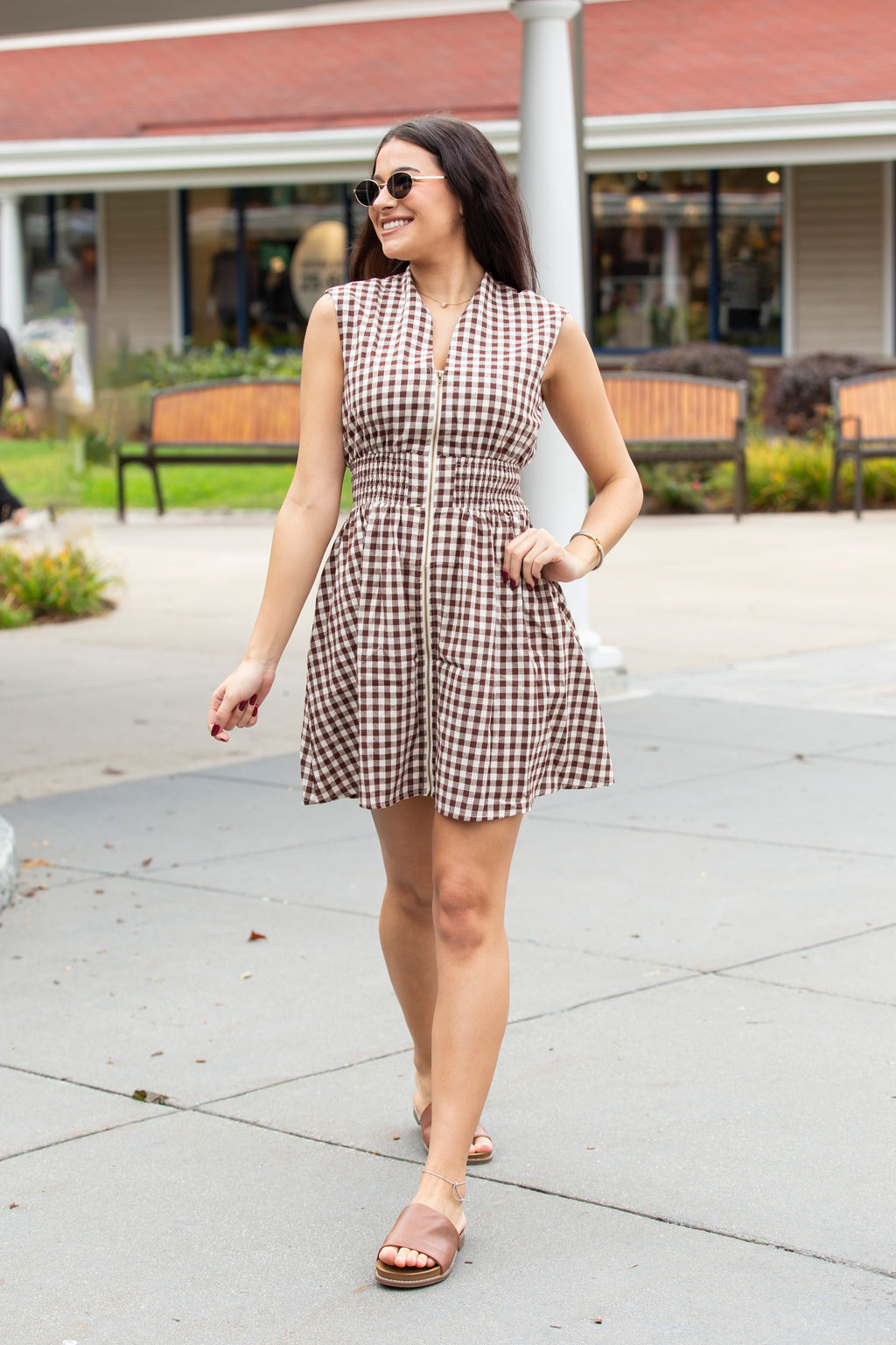 Just Too Good Zip Front Dress