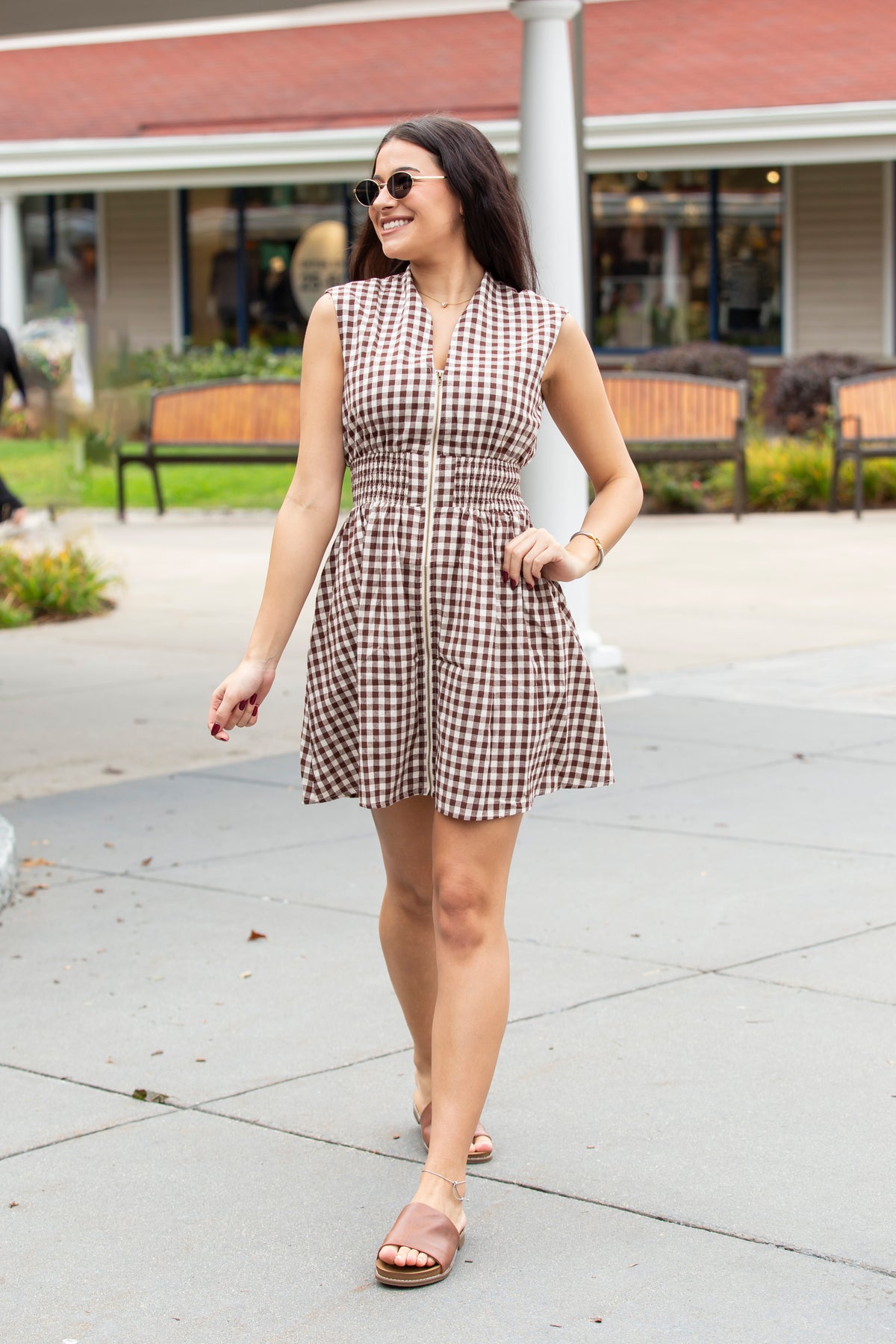 Just Too Good Zip Front Dress