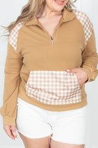 Camden Check Half Zip