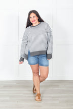 Sunny Days Striped Pullover