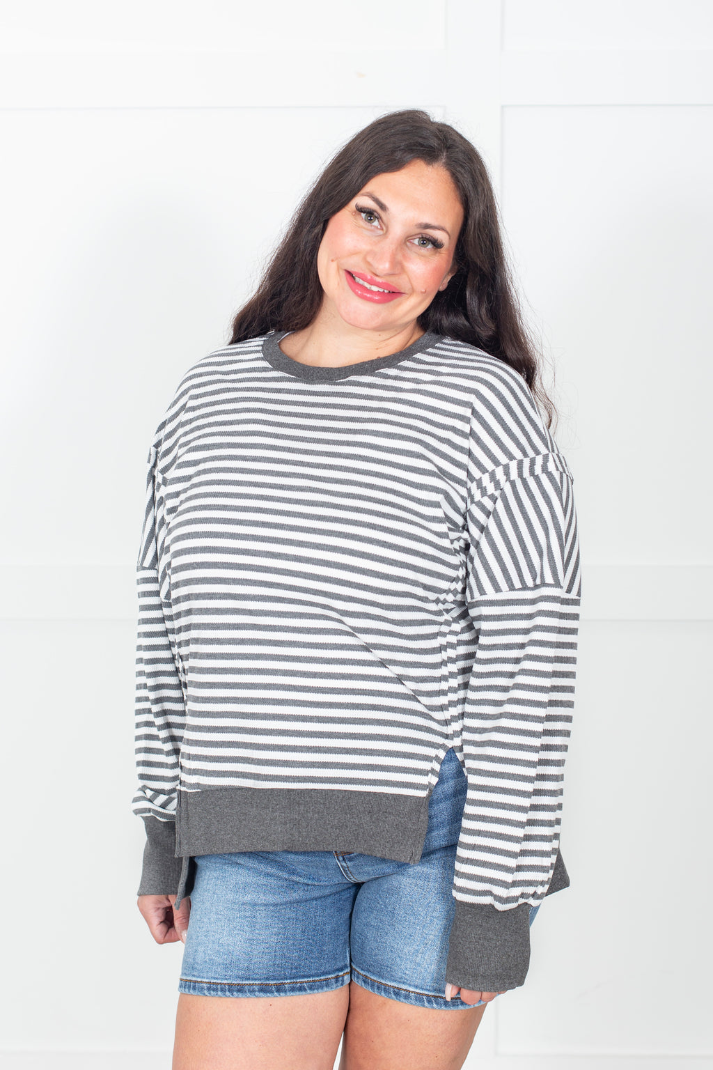 Sunny Days Striped Pullover