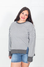 Sunny Days Striped Pullover