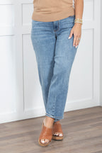 The Andrea Judy Blue Barrell Jeans