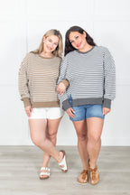 Sunny Days Striped Pullover