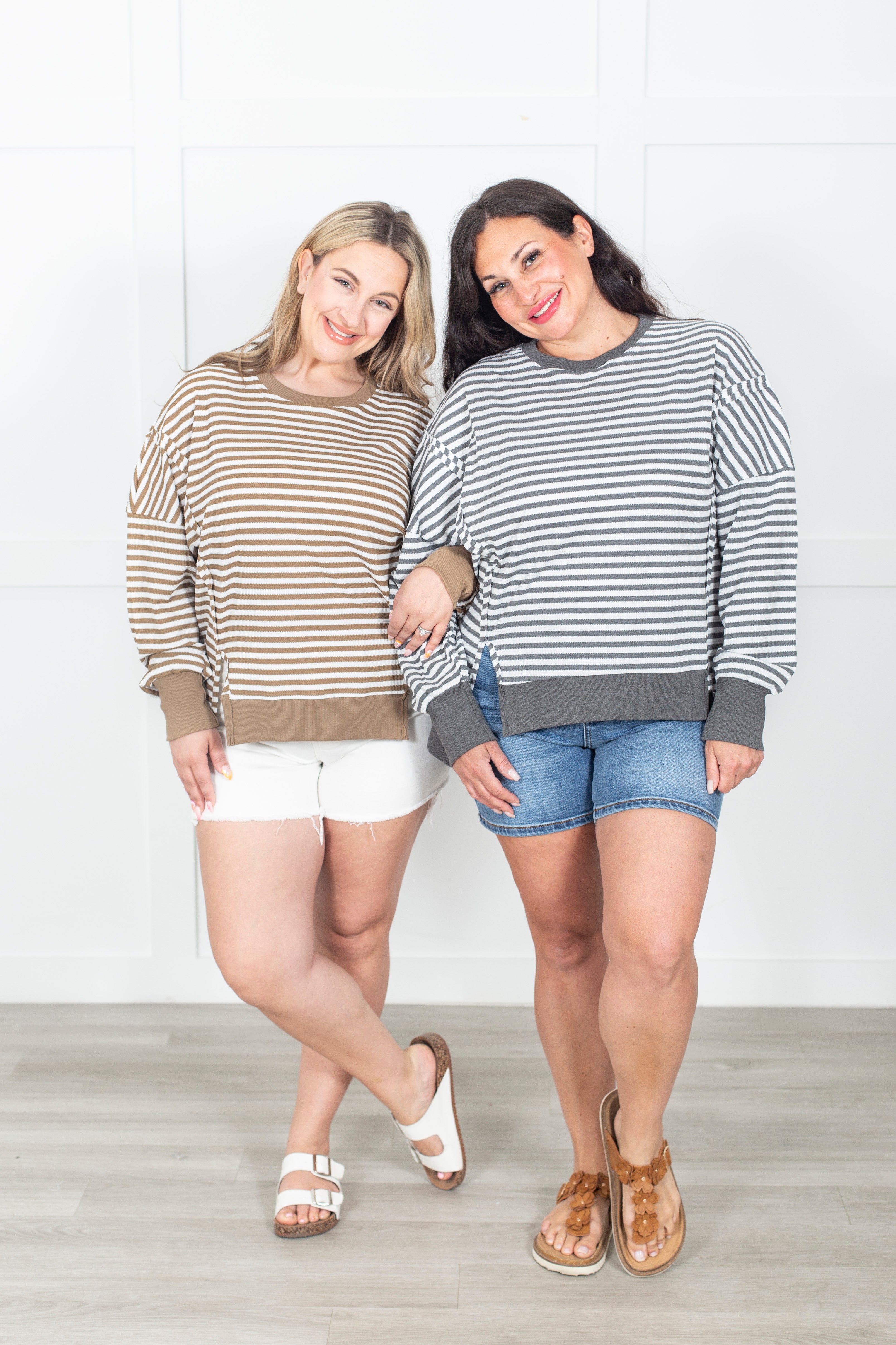 Sunny Days Striped Pullover