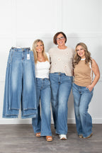 The Elena Judy Blue Trouser Jeans