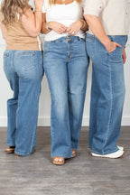 The Elena Judy Blue Trouser Jeans