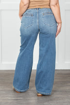 The Elena Judy Blue Trouser Jeans