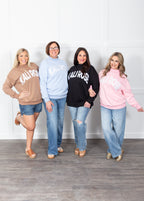 Kali Rose Mock Neck Sweatshirt