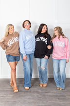 Kali Rose Mock Neck Sweatshirt