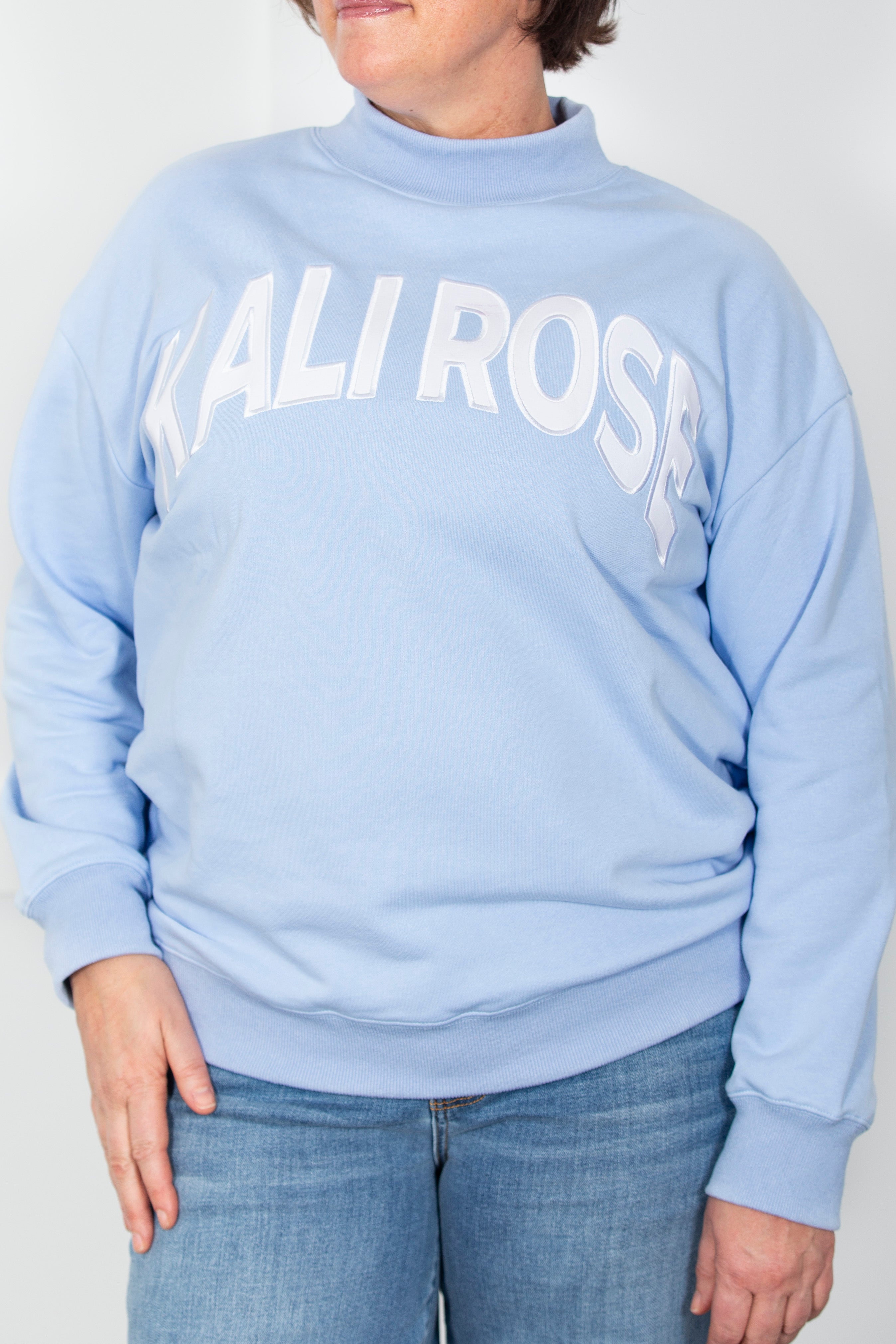 Kali Rose Mock Neck Sweatshirt