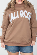Kali Rose Mock Neck Sweatshirt