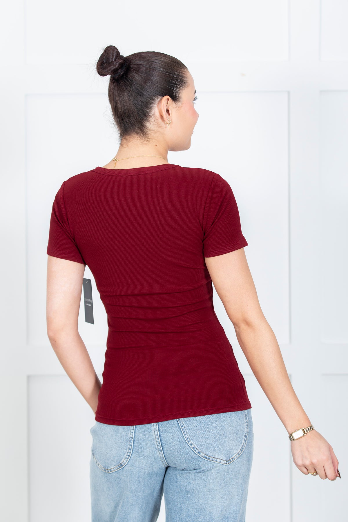 Simply Free V Neck Tee Fall/Winter Colors