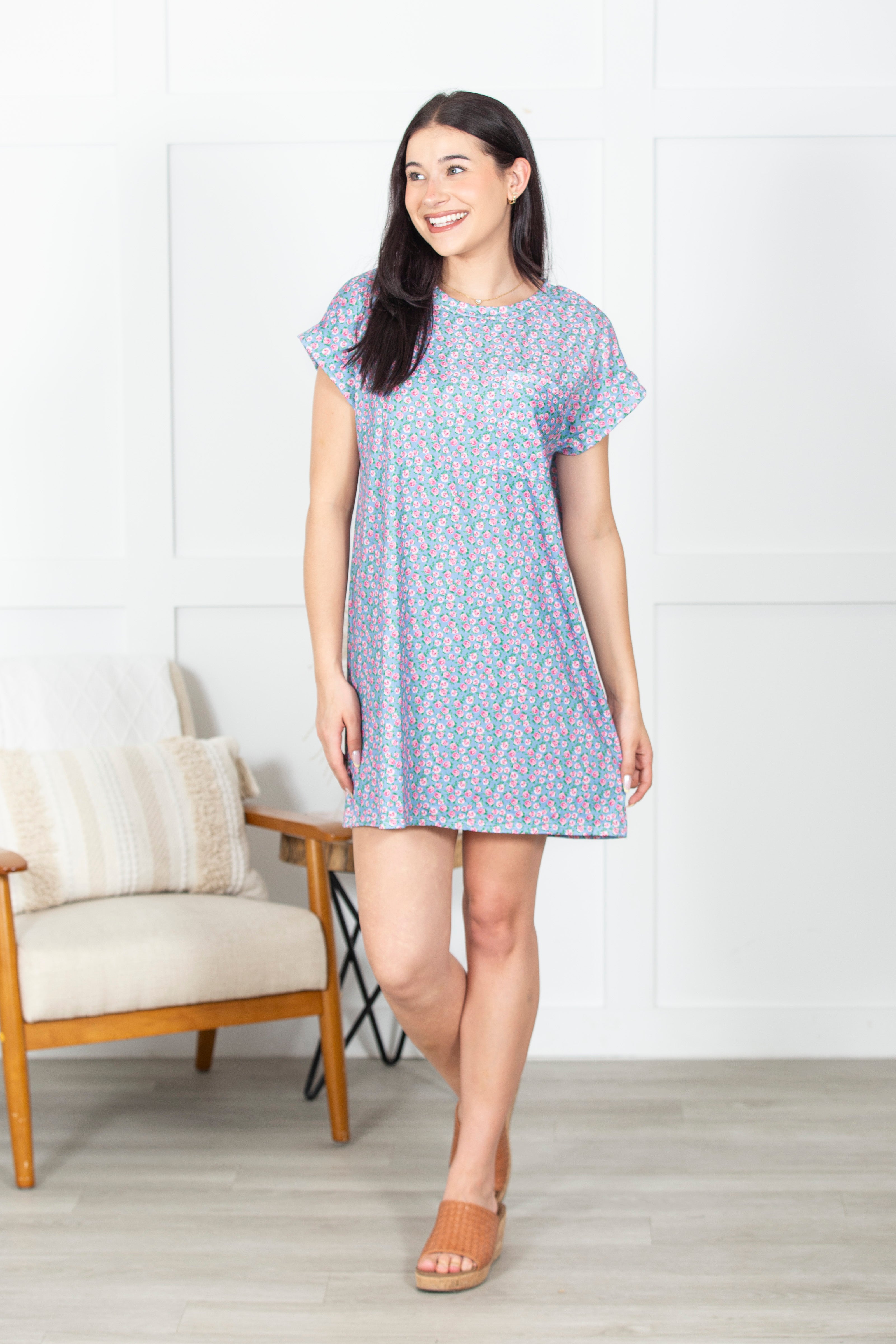 Where It Lands Floral Dress